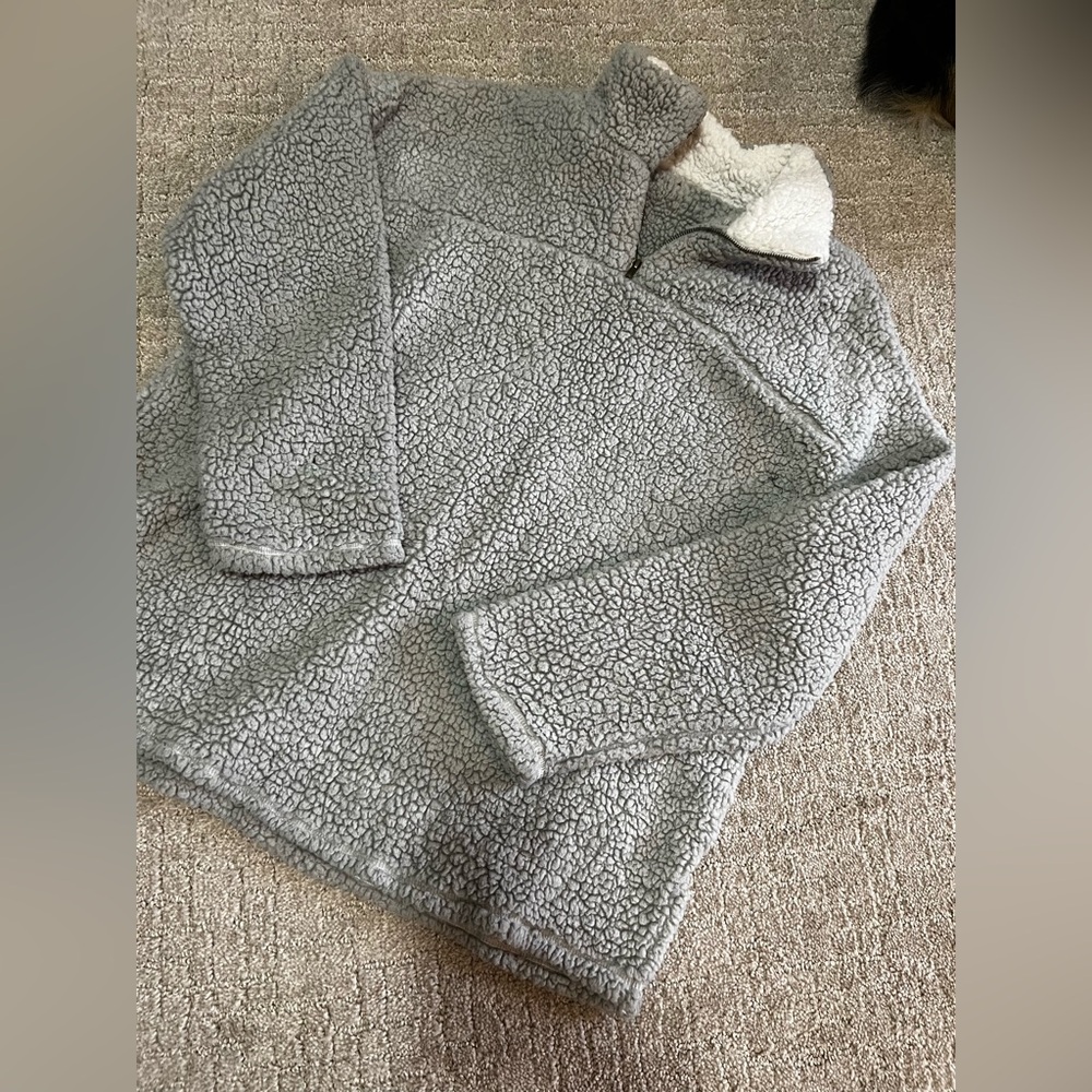 Poof Quarter Zip Sherpa